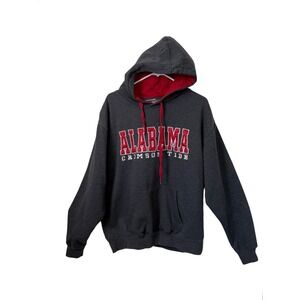 Stadium Athletics Gray Alabama Crimson Tide Solid Hoodie, XL